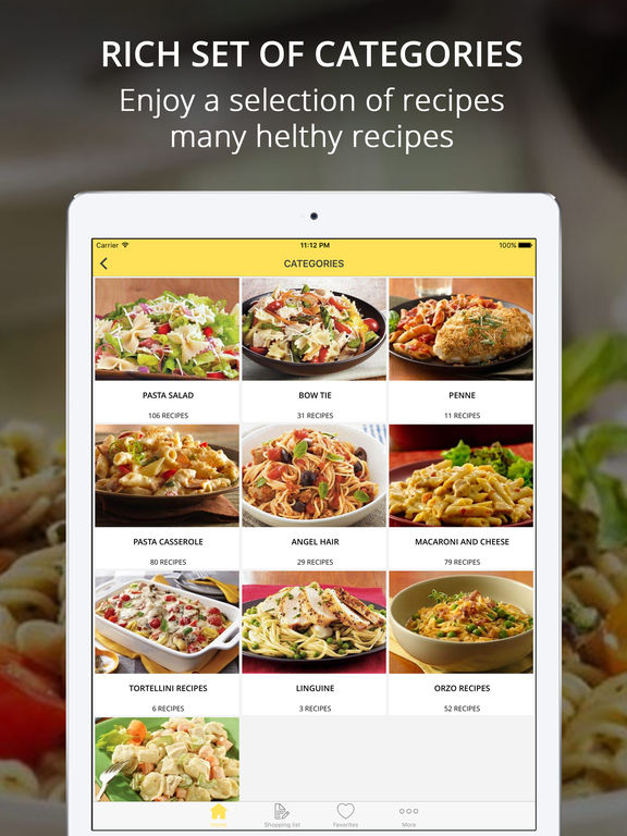 Pasta Recipes Pro - Cook And Learn Guide Screenshots