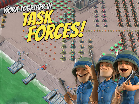 Screenshots of Boom Beach for iPad