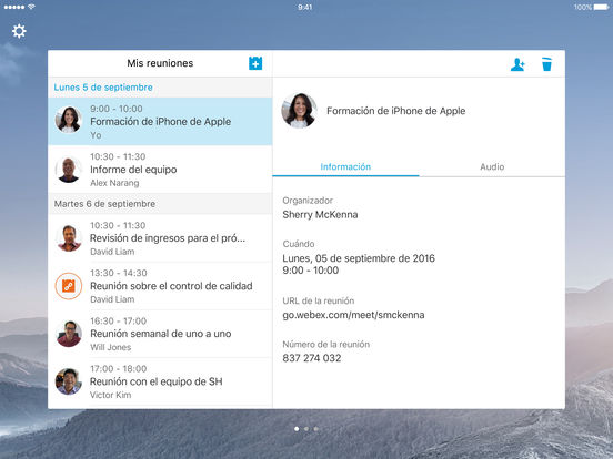 Captura de pantalla del iPad 5