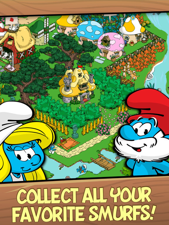 Screenshots of Smurfs' Village for iPad