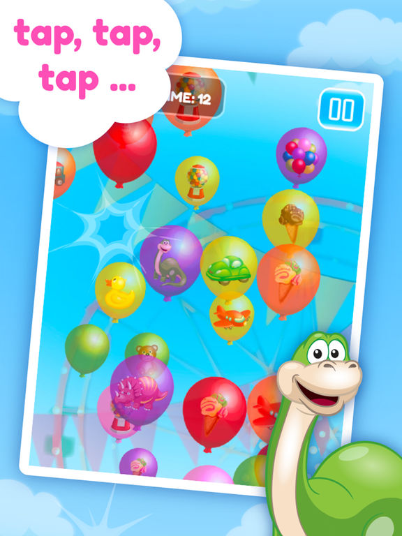 Pop Balloon Kids-веселая игра с нажатиями (No Ads) для iPad