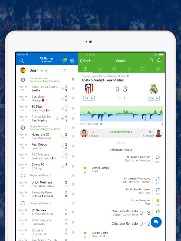 Scores app screenshot 6