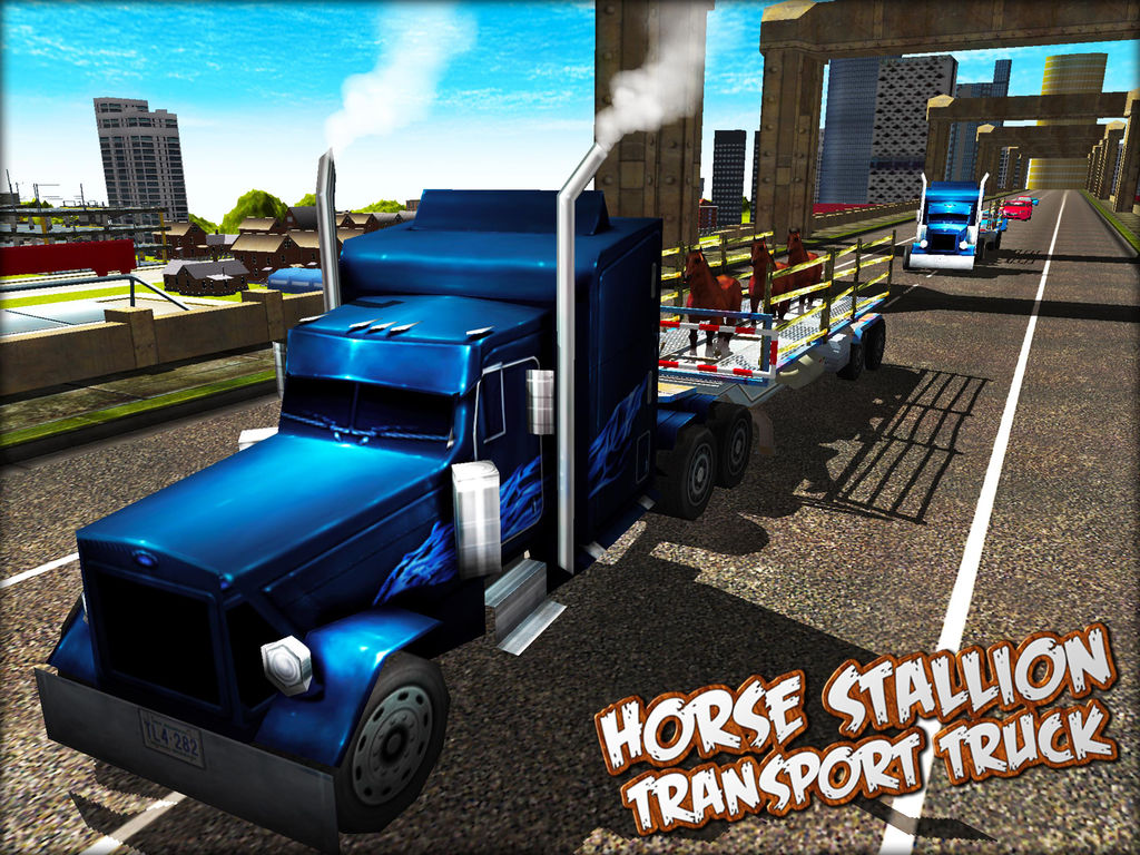 horse stallion transport truck