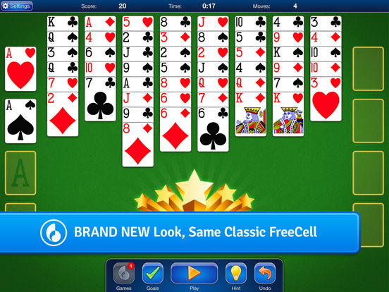 Screenshots of FreeCell Free for iPad