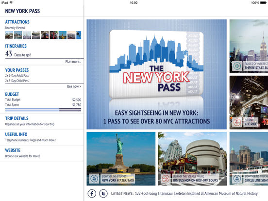 What New York Pass customers say The New York Pass App is specifically designed to help New York Pass users make the most of their trip and get the most out of their pass. With the free New York Pas app you can access your pass and scan it right on your phone at each attraction for easy admission. Use the interactive guidebook to help plan your trip and reference important.