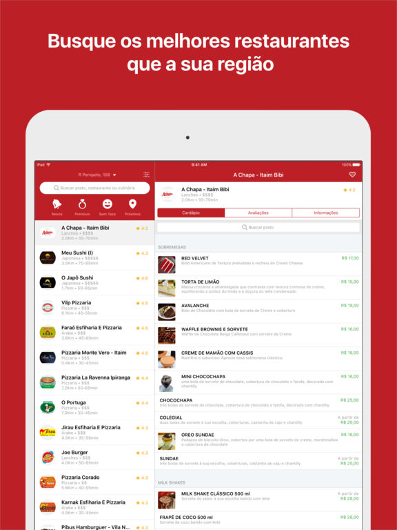 IFood Delivery E Entrega De Comida Na App Store