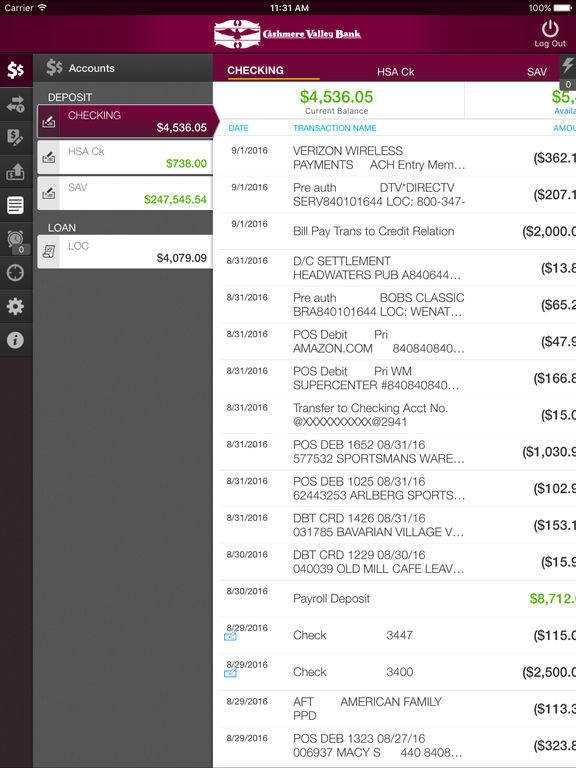 App Shopper Cashmere Valley Bank Mobile Banking (Finance)