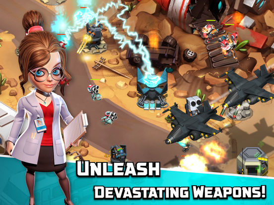 Screenshots of Alien Creeps TD for iPad
