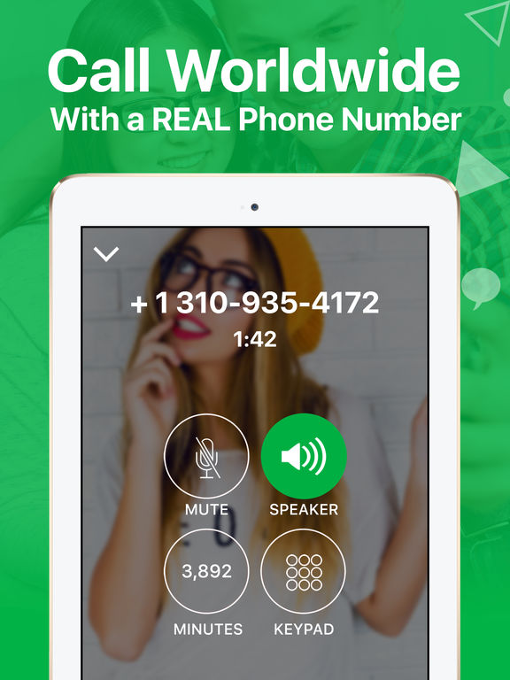 Screenshots of textPlus Free Text + Calls : Free Texting + Free Phone Calling + Free International Messenger for iPad
