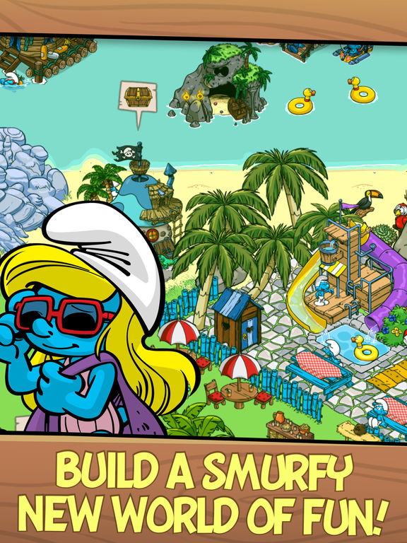 Screenshots of Smurfs' Village for iPad