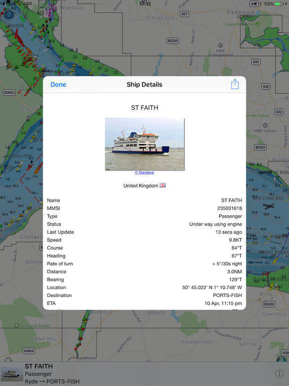 Boat Beacon AIS Marine Navigation screenshot