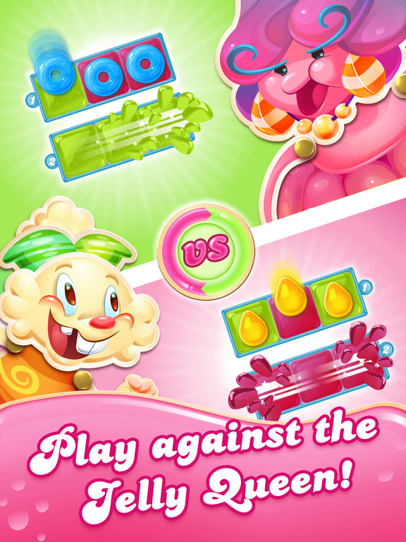 Screenshots of Candy Crush Jelly Saga for iPad