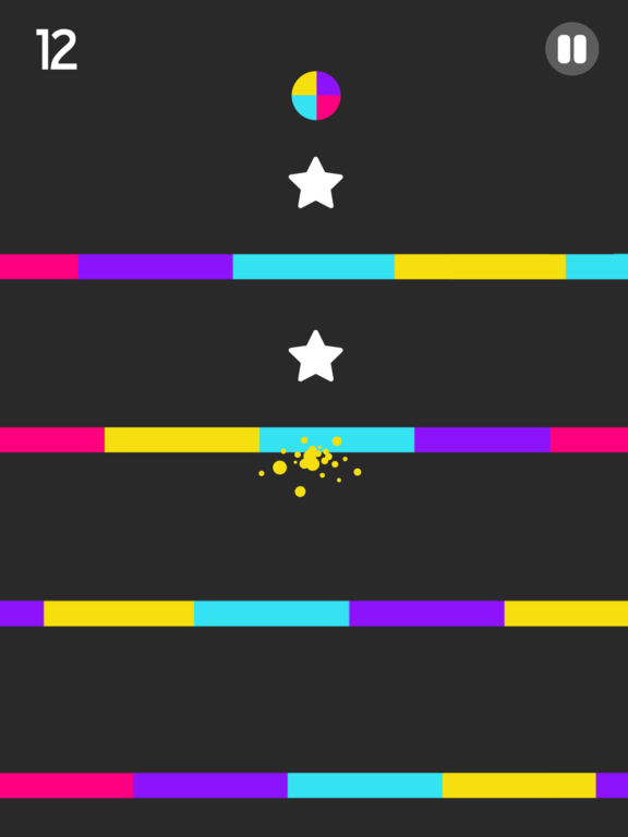 Screenshots of Color Switch for iPad