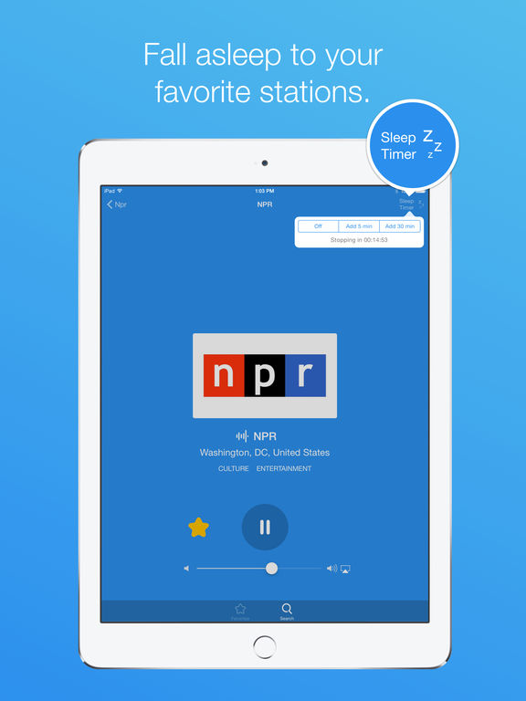 Simple Radio Talk, Music & Sports Radio Stations screenshot