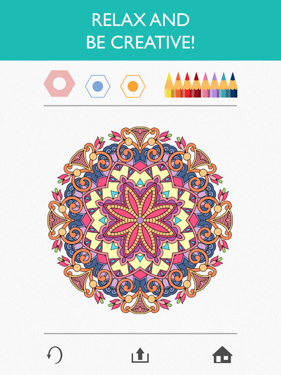 Screenshots of Colorfy: Coloring Book for Adults - Free for iPad