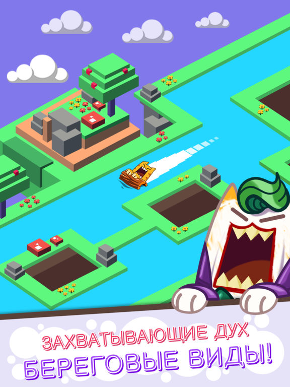 Скачать игру Splashy Cats: Endless Zigzag Arcade Water Game