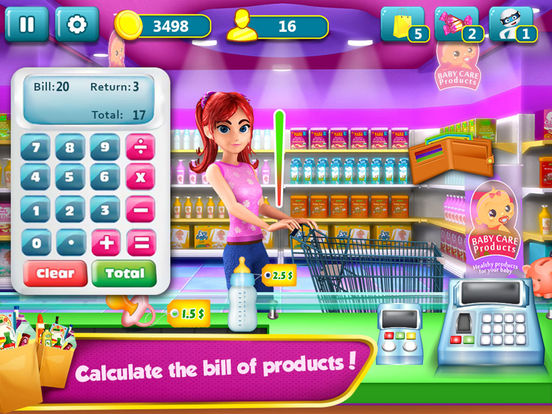Скачать Grocery Store Cash Register - Time Management Game