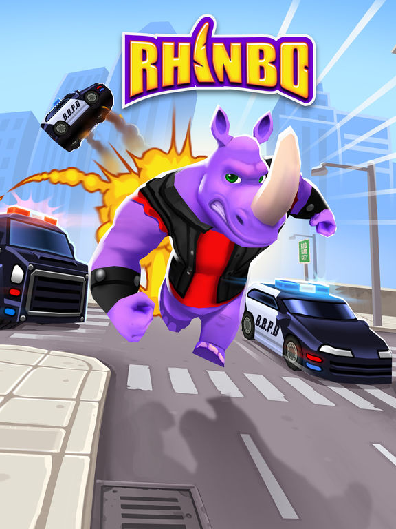 Rhinbo - Endless Runner Game на iPad