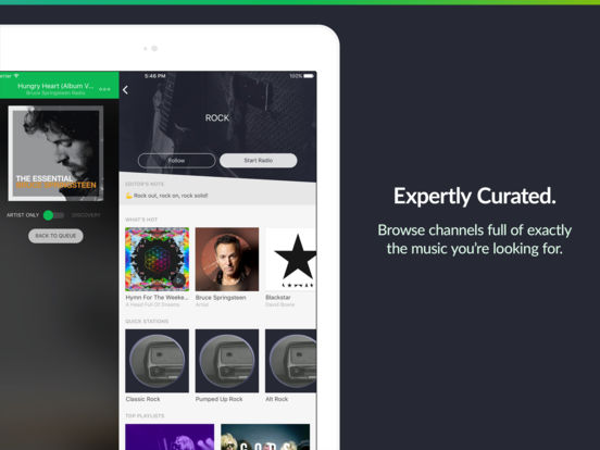 Screenshots of Saavn Music & Radio for iPad