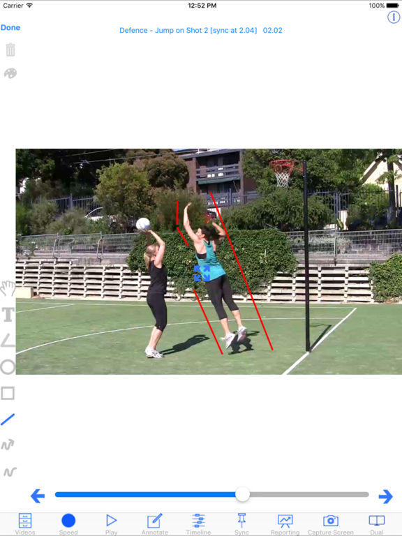Captura de pantalla del iPad 2