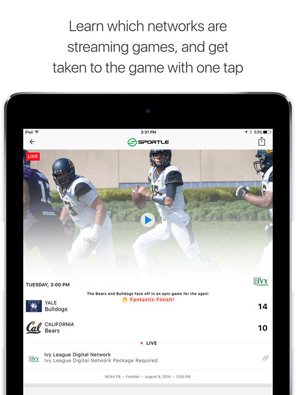 Sportle・Live Sports Streams & Scores screenshot