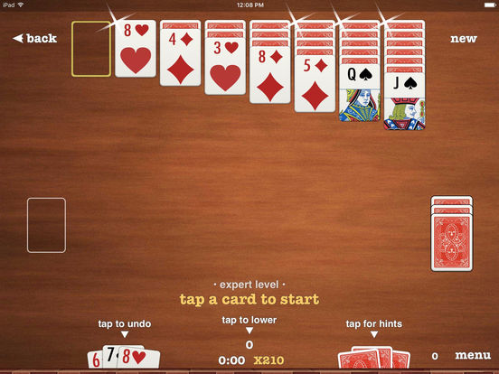 Solitaire ▻ Spiderette +screeshot 3