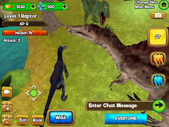 Dino Sim Online - Jurassic Fighting Simulator 3Dscreeshot 4