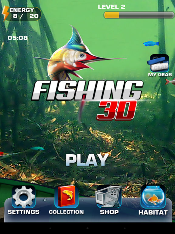Wild Fishing King 3D Simulator: Flick Fish Frenzyscreeshot 5