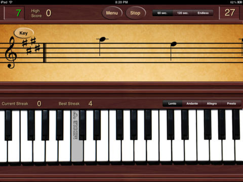 Captura de pantalla del iPad 2