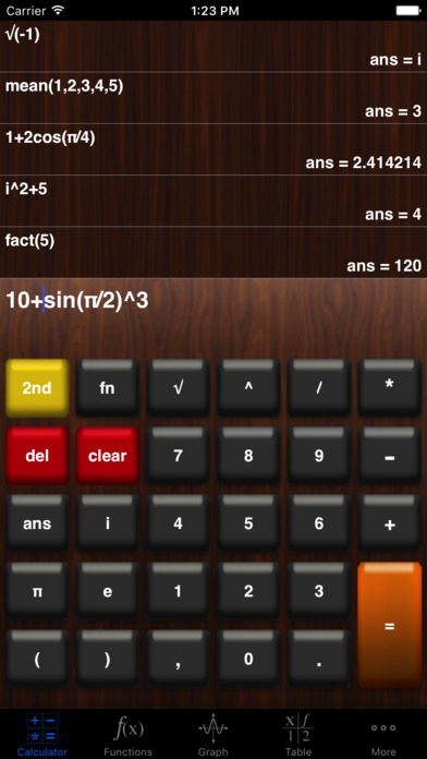Screenshot My Graphing Calculator