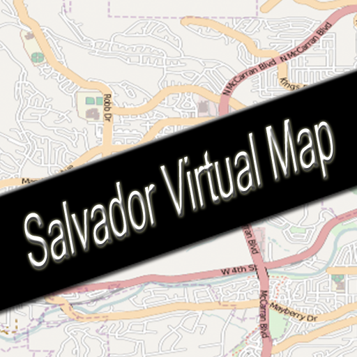 Salvador, Brazil Virtual Map