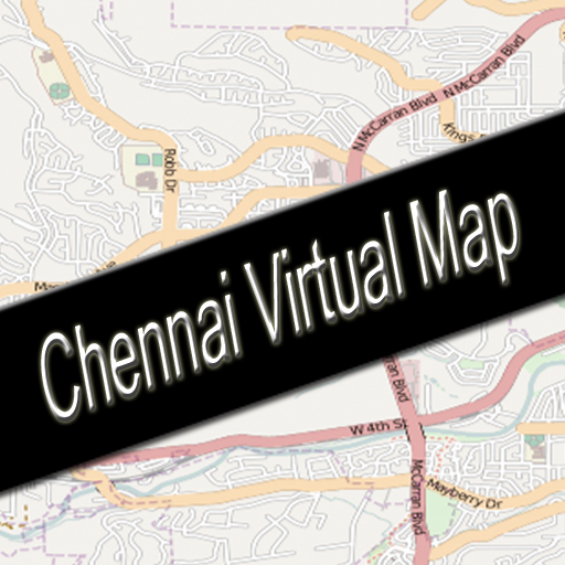Chennai, India Virtual Map