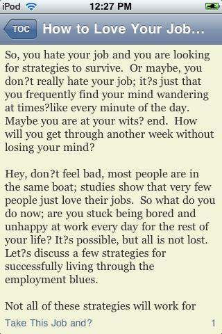 How to Love Your Job image #1