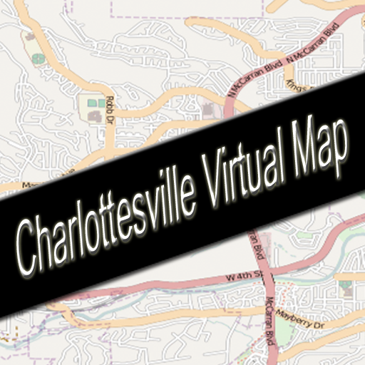 Charlottesville, Virginia Virtual Map