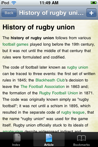 History of Rugby Union Study Guide image #1