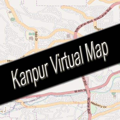 Kanpur, India Virtual Map