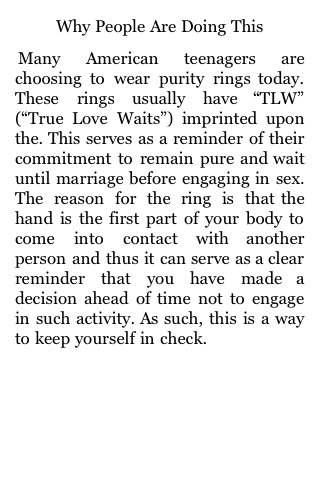 Purity Rings and Abstinence Pledges image #1