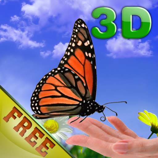 Finger Butterfly 3D Free-Interactive butterfly garden