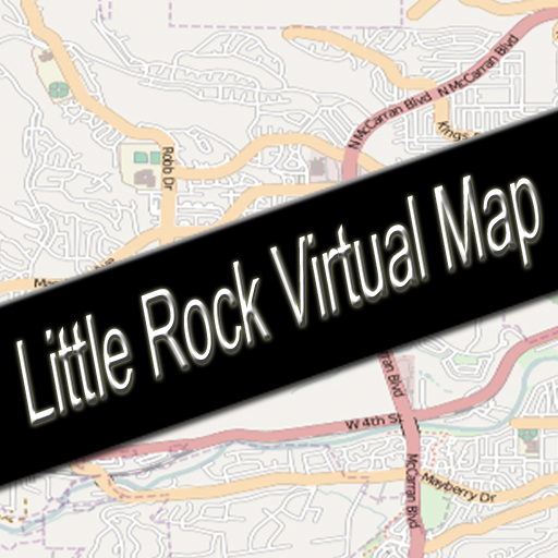 Little Rock, Arkansas Virtual Map