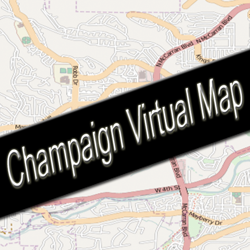 Champaign, Illinois Virtual Map