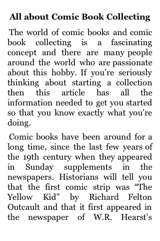 All About Comic Book Collecting image #1