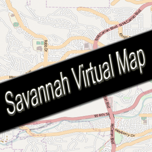 Savannah, Georgia Virtual Map