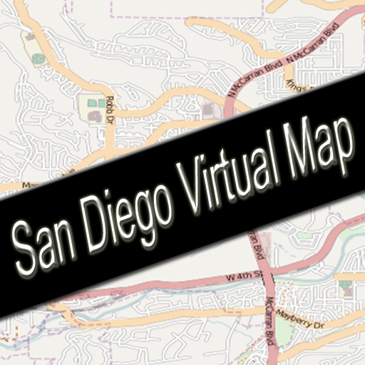 San Diego, California Virtual Map