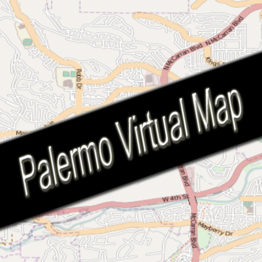 Palermo, Italy Virtual Map