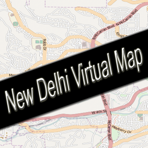 New Delhi, India Virtual Map