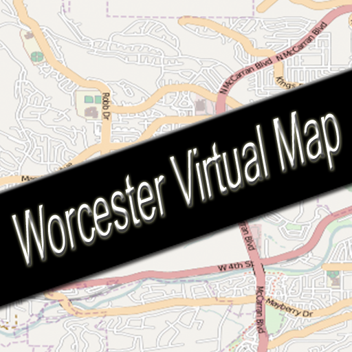 Worcester, Massachusetts Virtual Map