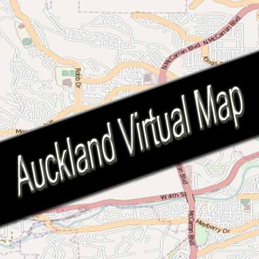 Auckland, New Zealand Virtual Map