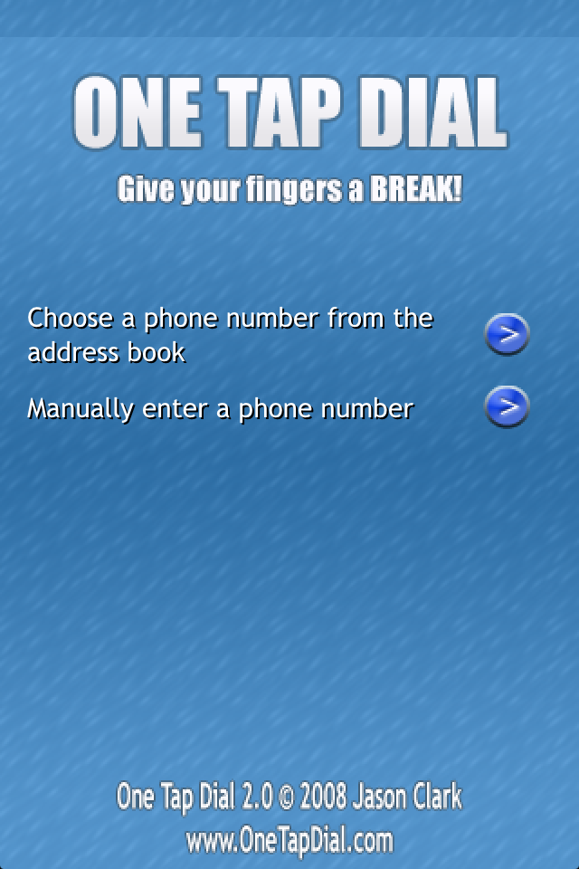 One Tap Dial screenshot 2