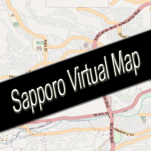 Sapporo, Japan Virtual Map