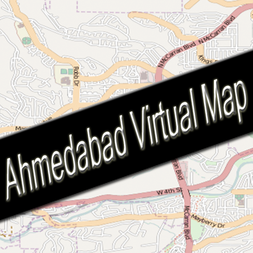 Ahmedabad, India Virtual Map